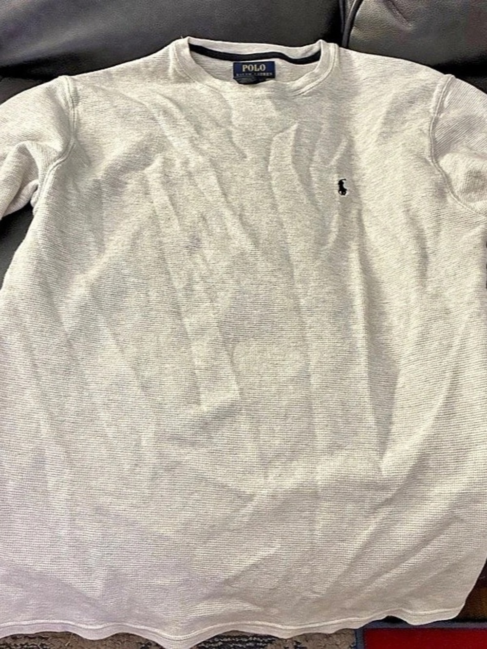 Polo Ralph Lauren Waffle-Knit Crewneck Thermal Long Sleeve XL